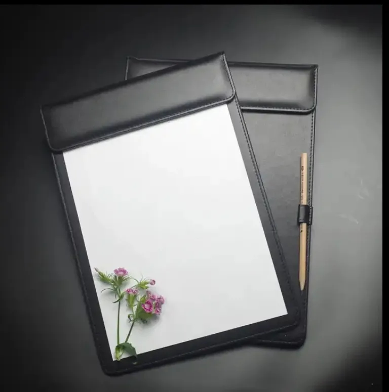 A4 Leather Magnetic Clipboard 2