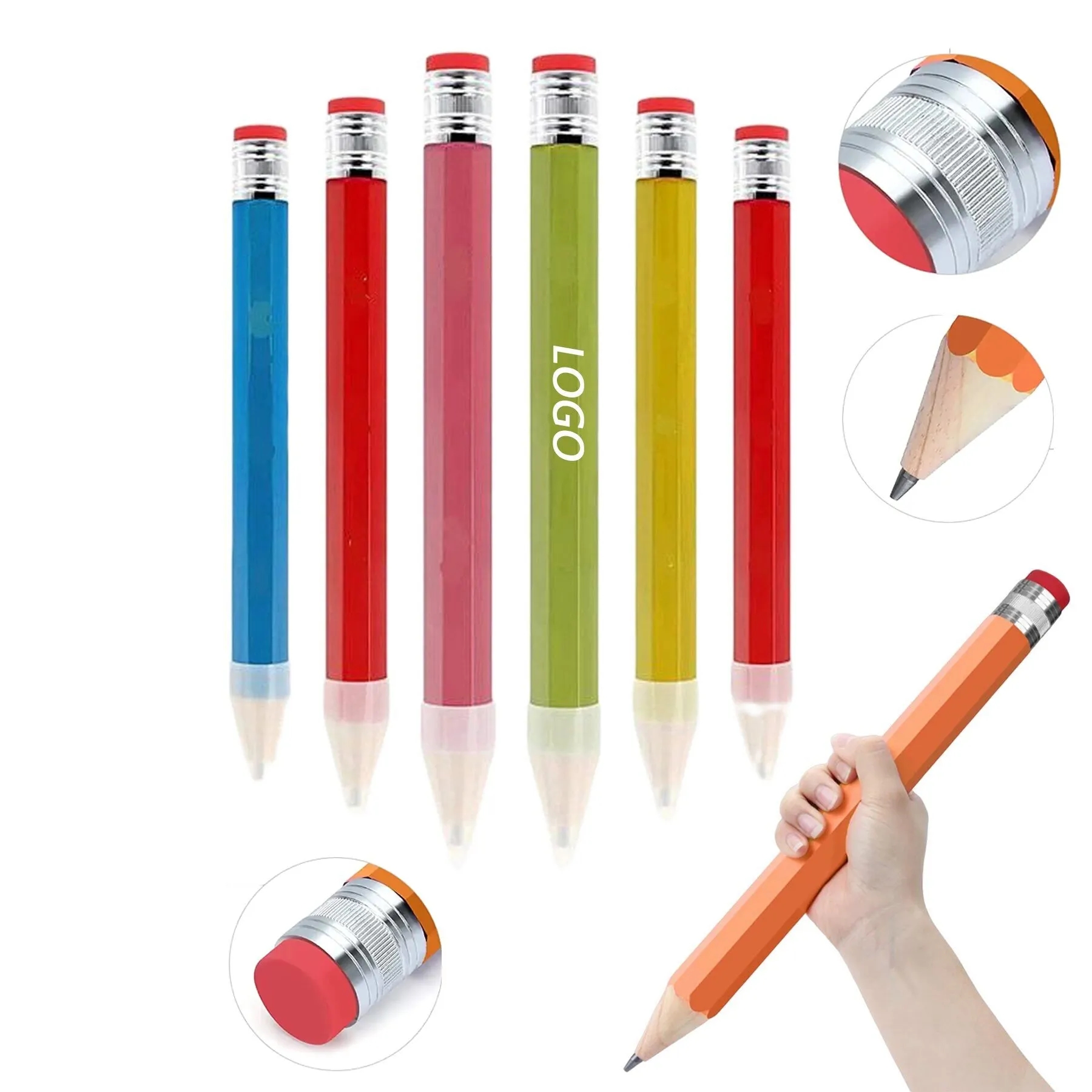 Wooden Jumbo Pencils 6