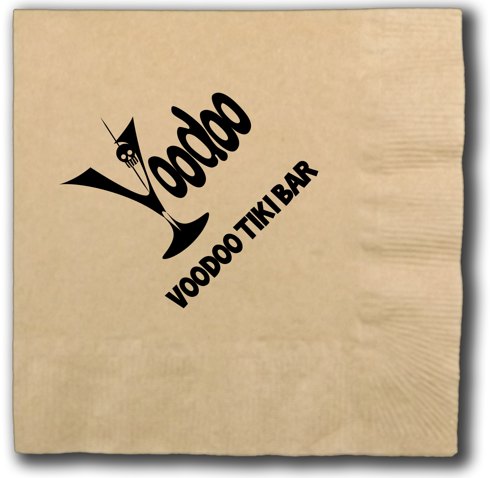1-Ply Kraft 100% Recycled Beverage Napkin 2