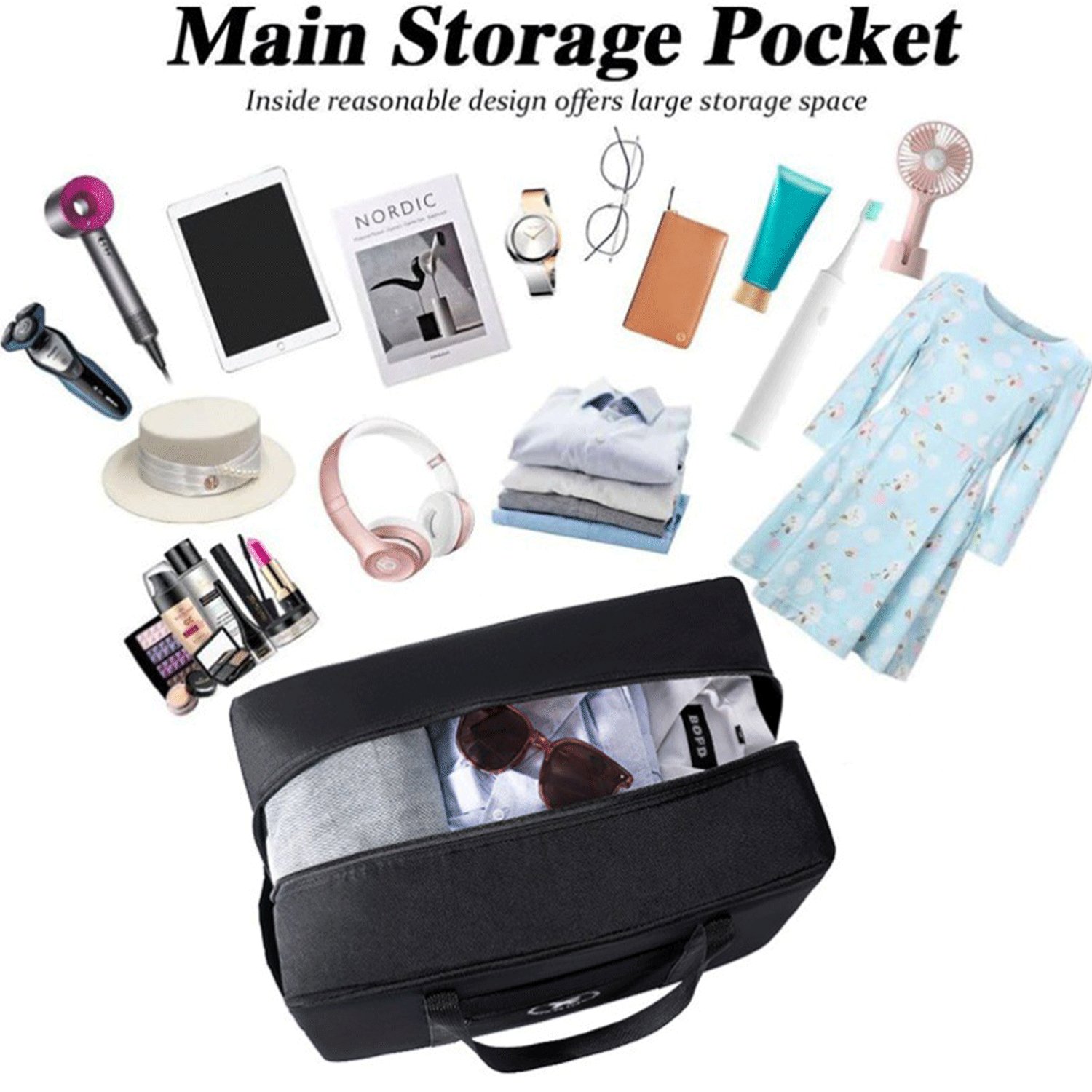 Waterproof Large capacity Foldable Oxford Luggage Duffel Bag 11