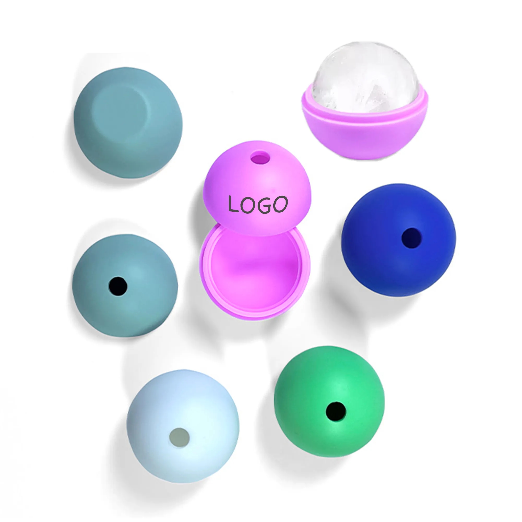 1.75" Round Ice Cube Mold 1