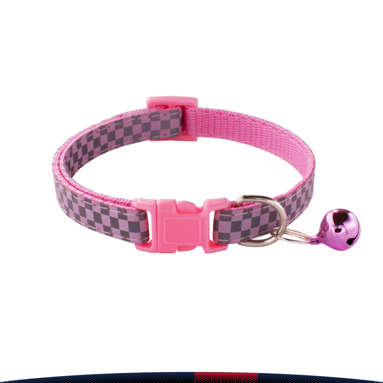 Wagglo Reflective Checkerboard Pet Collar 5