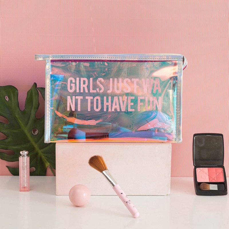Holographic Toiletry Bag Cosmetic Bag 6