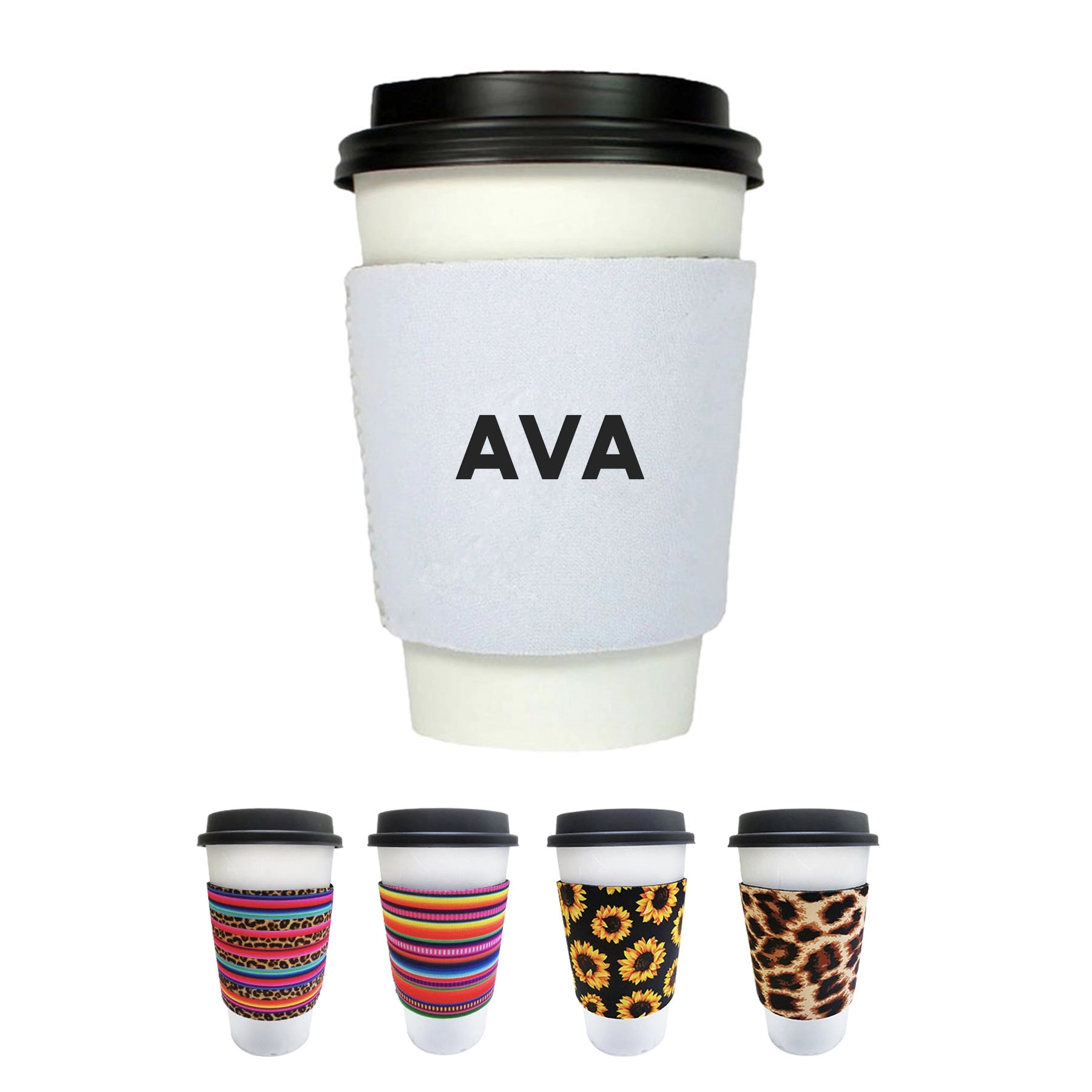 Neoprene Anti-Scald Coffee Cup Holder 2