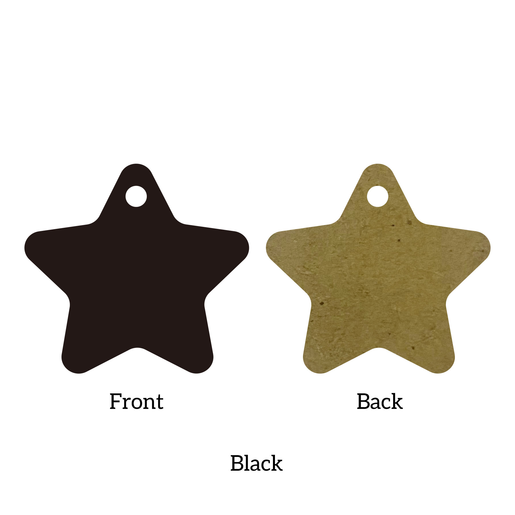 Free Shipping Solid Color Christmas Ornament - Star 26