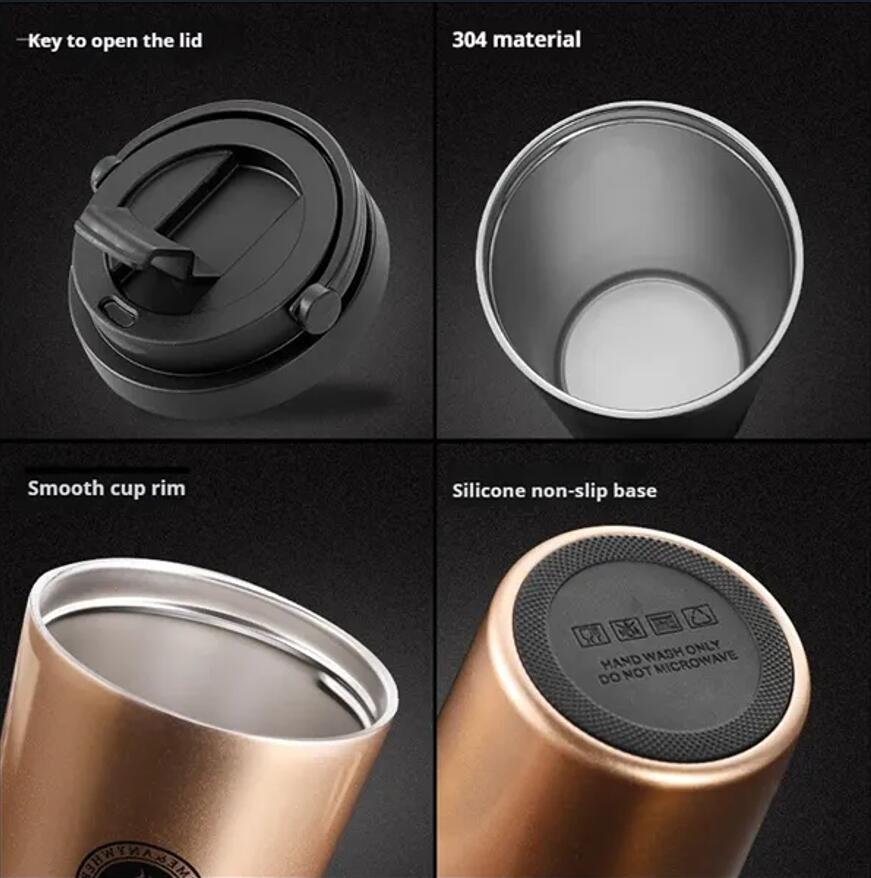 16 Oz Stylish Insulated Stainless Steel Tumbler 4