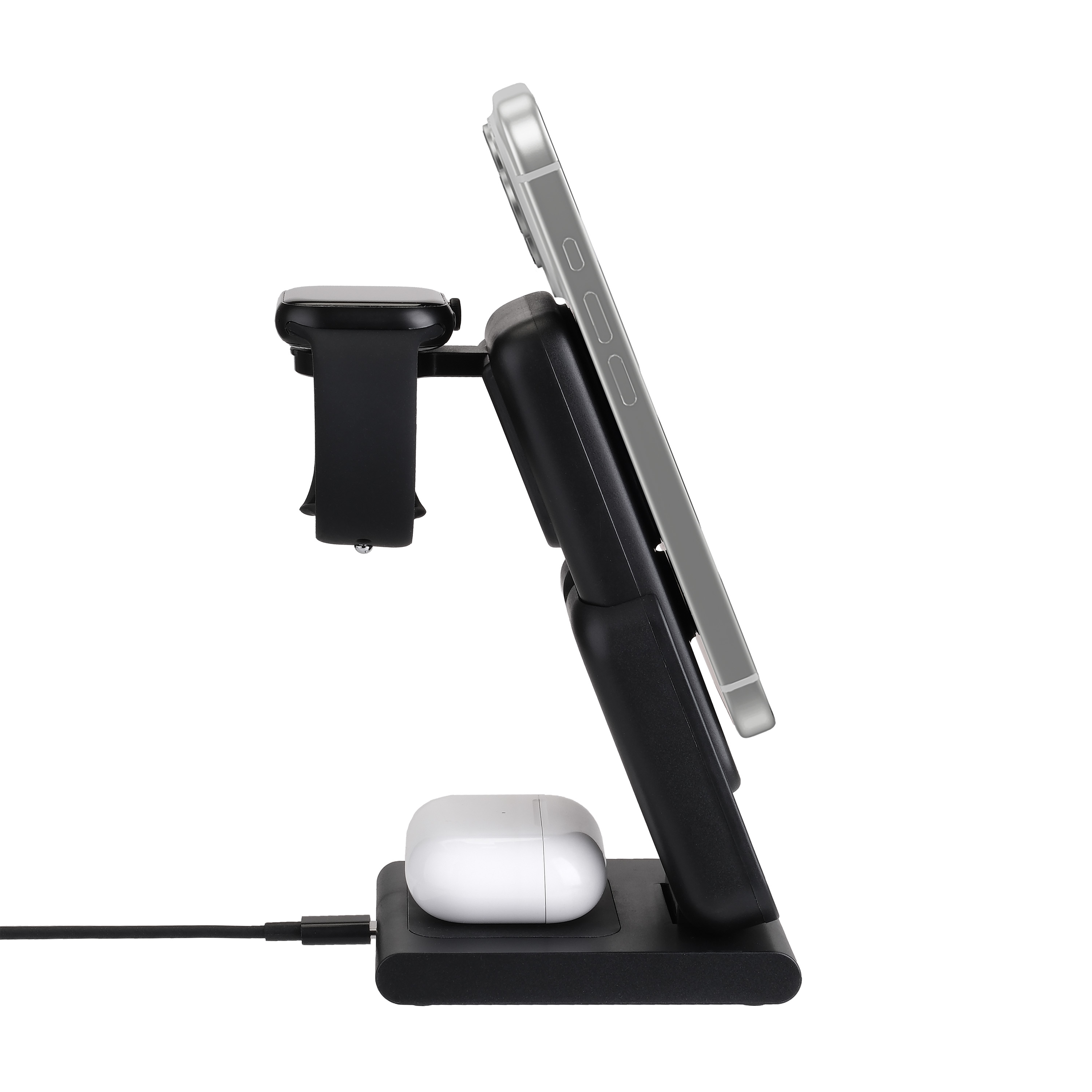 3-in-1 MagSafe Wireless Charger w/ Detachable 10,000 mAh Power Bank 15