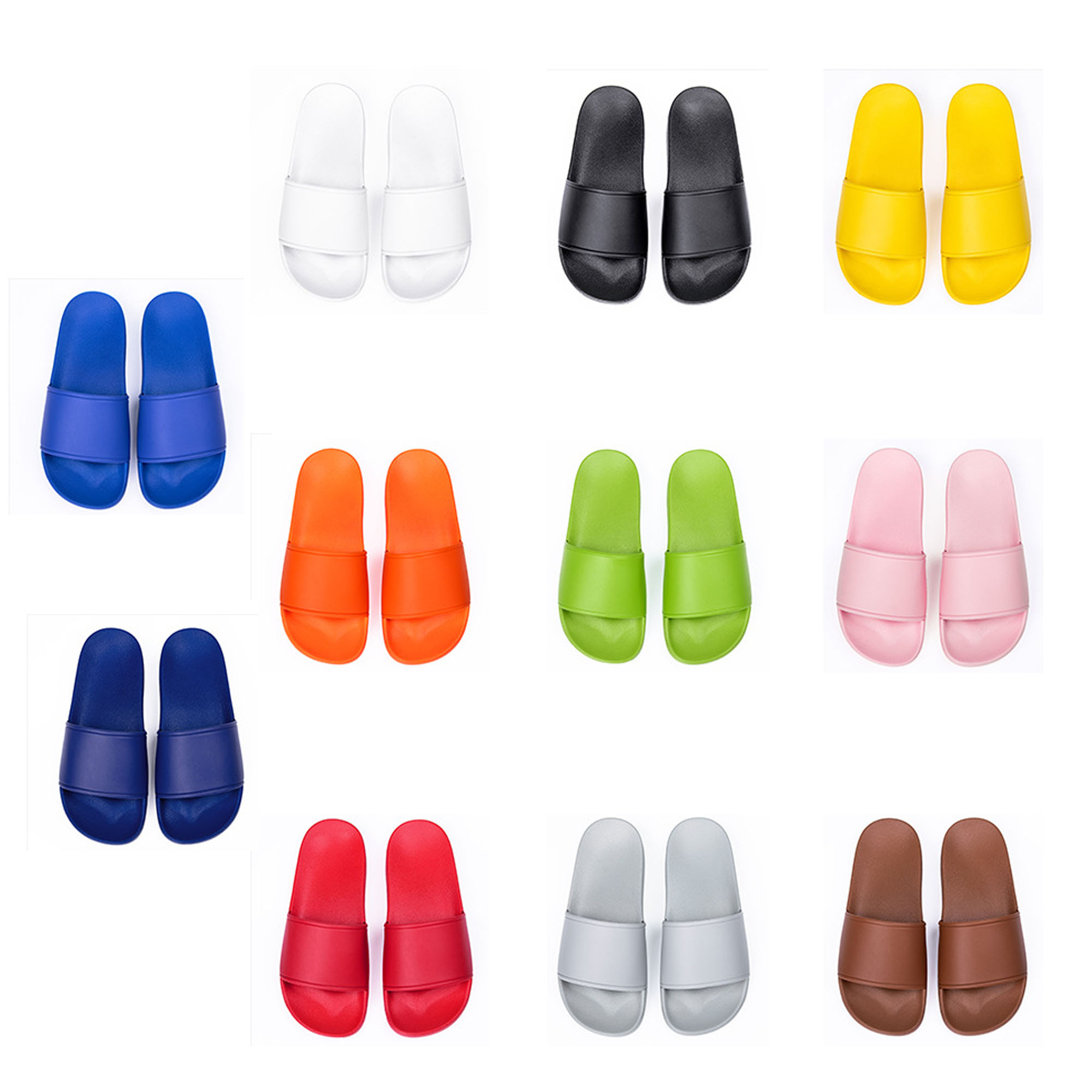 MOQ20 PVC Summer Slippers Adult Beach 4