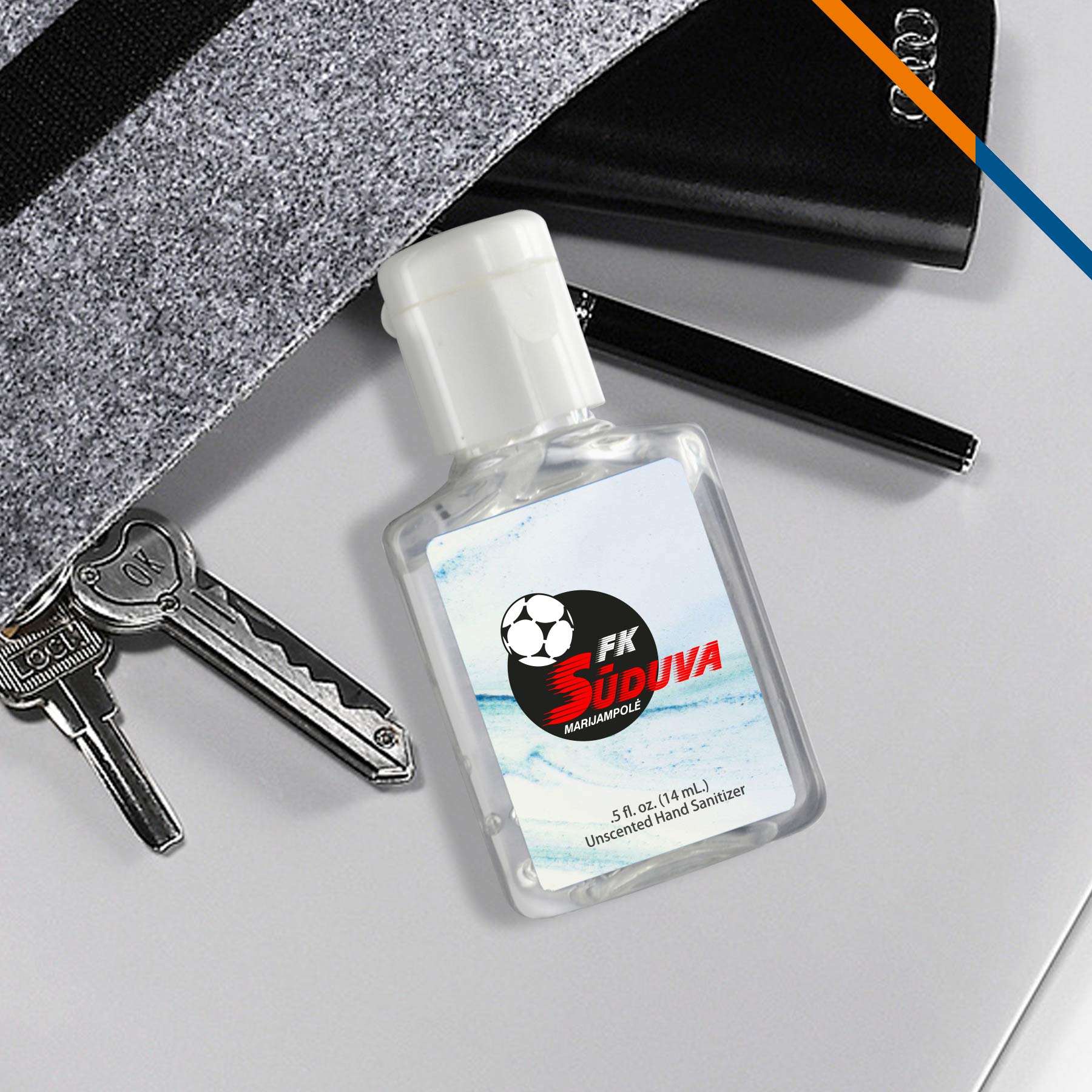 Kane Clear Sanitizer In Clear Bottle - 0.5 OZ. 7