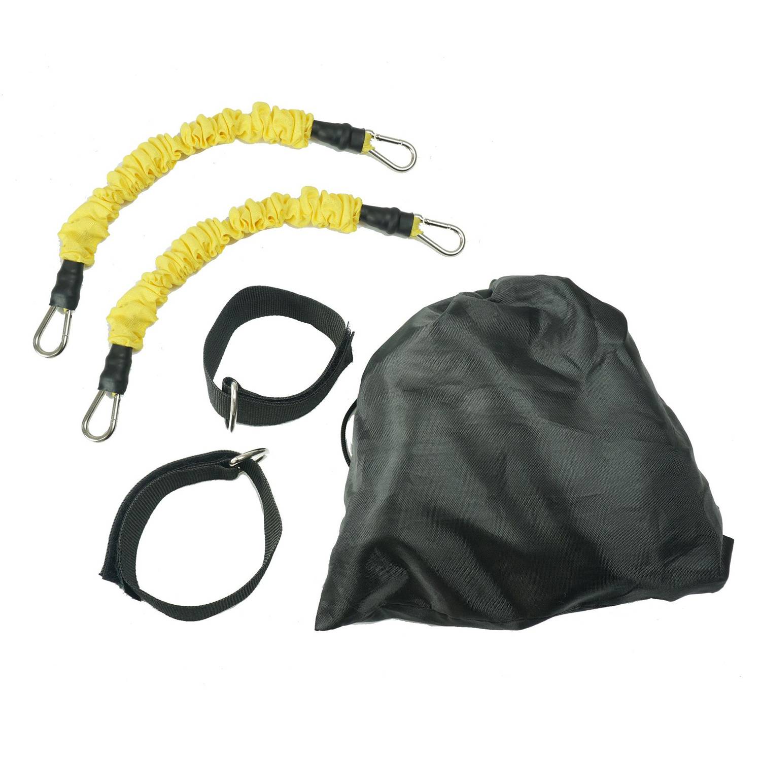 4pcs Stackable Ankle Resistance Bands with Cuffs Set 2