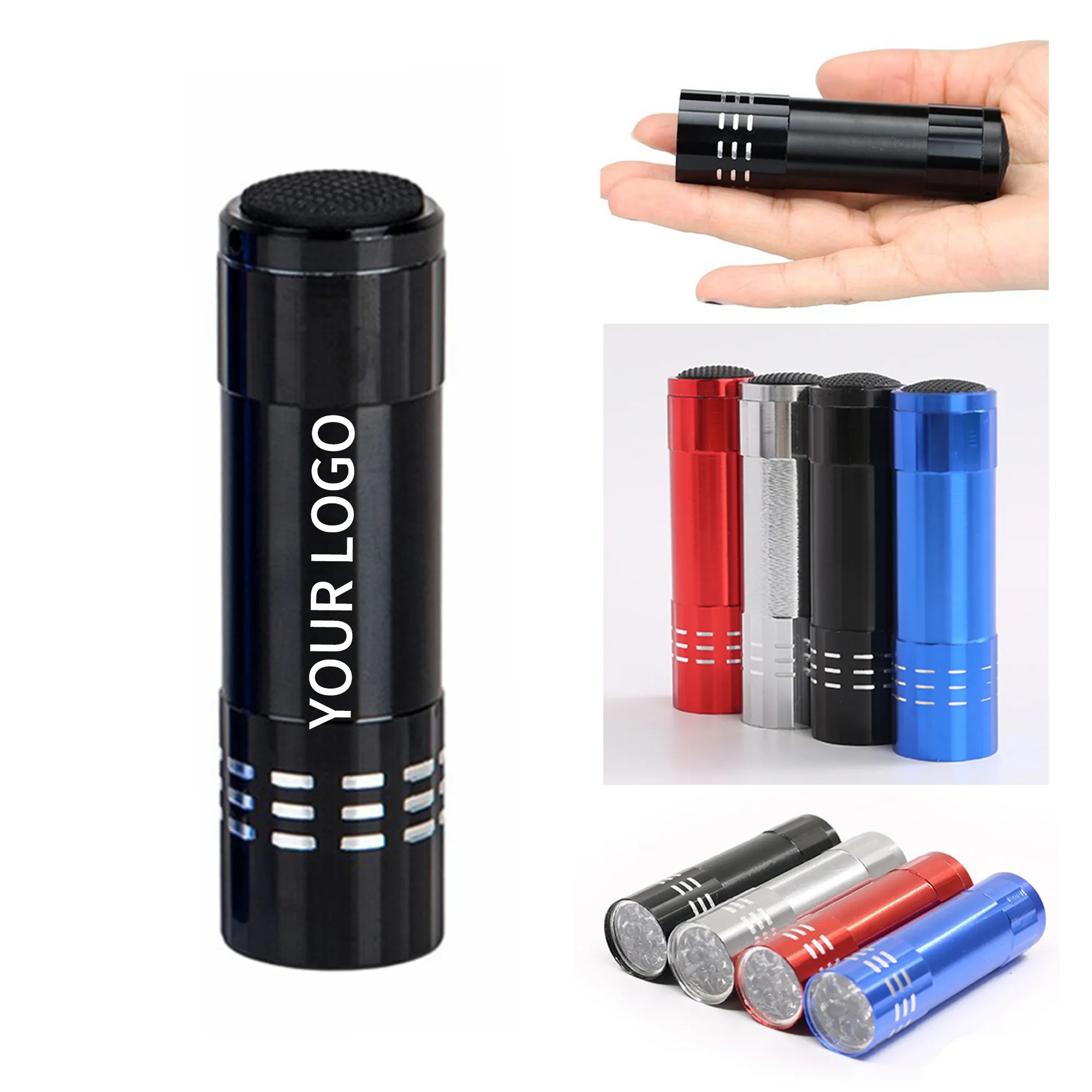 Aluminum Alloy Purple Light Sterilization Flashlight 1