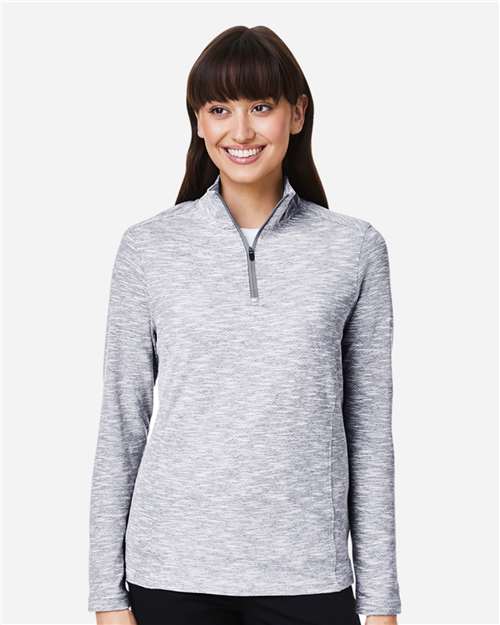 Women's Eclipse Jacquard Quarter-Zip Pullover - NE415W 8