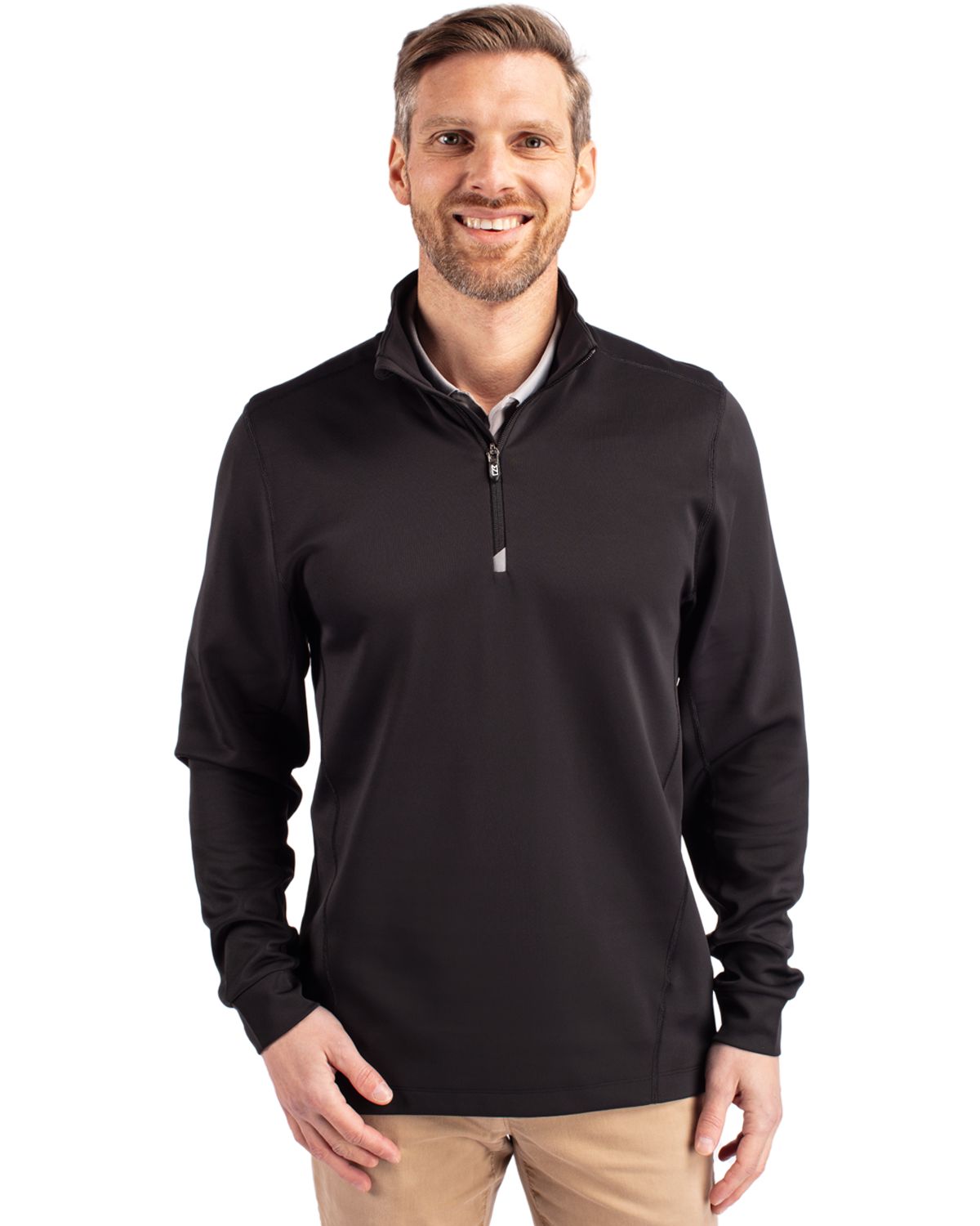 Traverse Stretch Eco Quarter Zip Mens Pullover