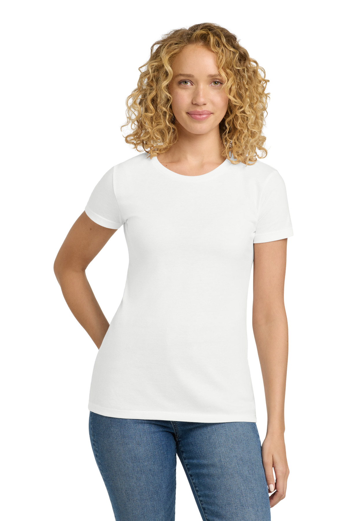 Next Level Apparel Women's CVC Tee. NL6610 91
