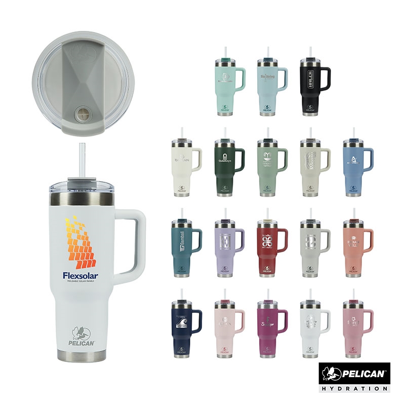 Pelican Porter™ 40 oz. Recycled Double Wall Stainless Steel Travel Tumbler 121