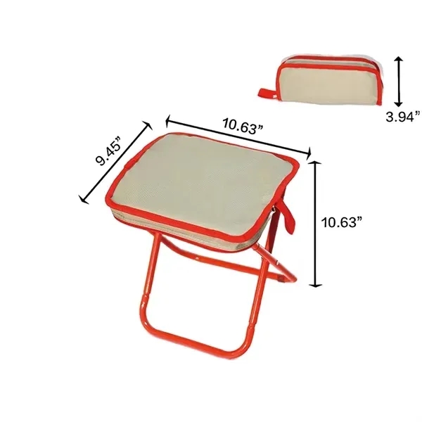 Foldable Stool Bag with Storage Pocket 7