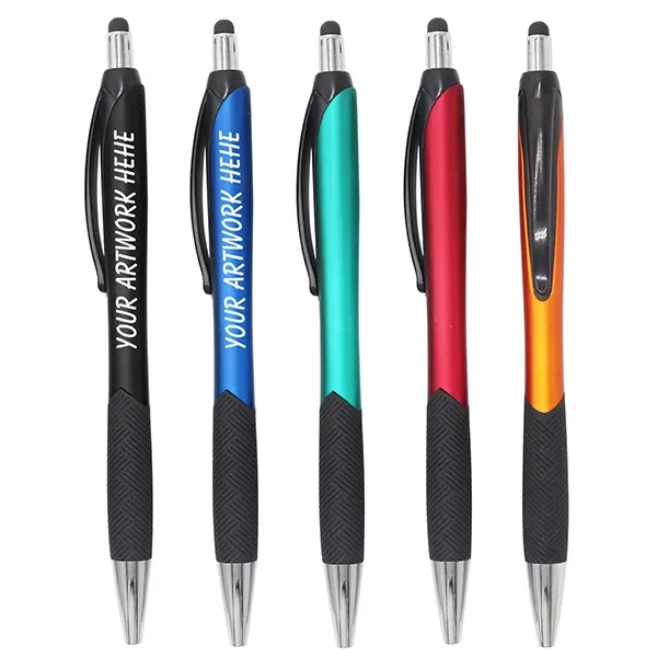 Metallic Pattern Grip Stylus Pen 2