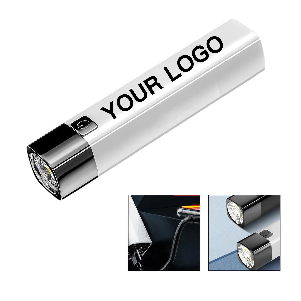 Portable Power Bank Flashlight ABS 4