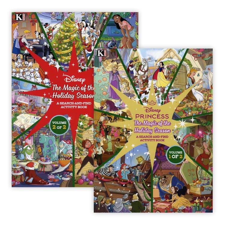 Disney Christmas Search & Find Puzzle Books - 2 Volumes 2