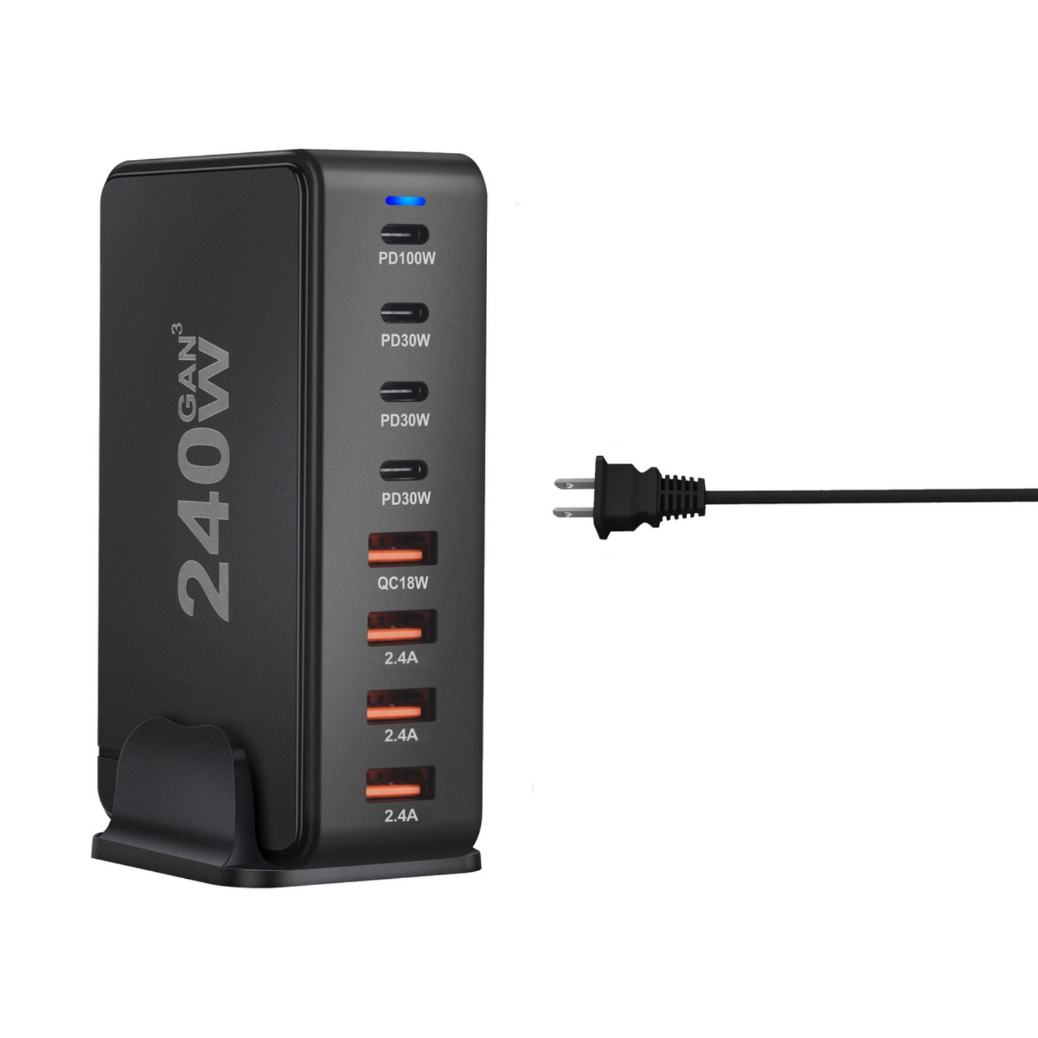 8-Port USB Speed Charge Station - 240 W 11