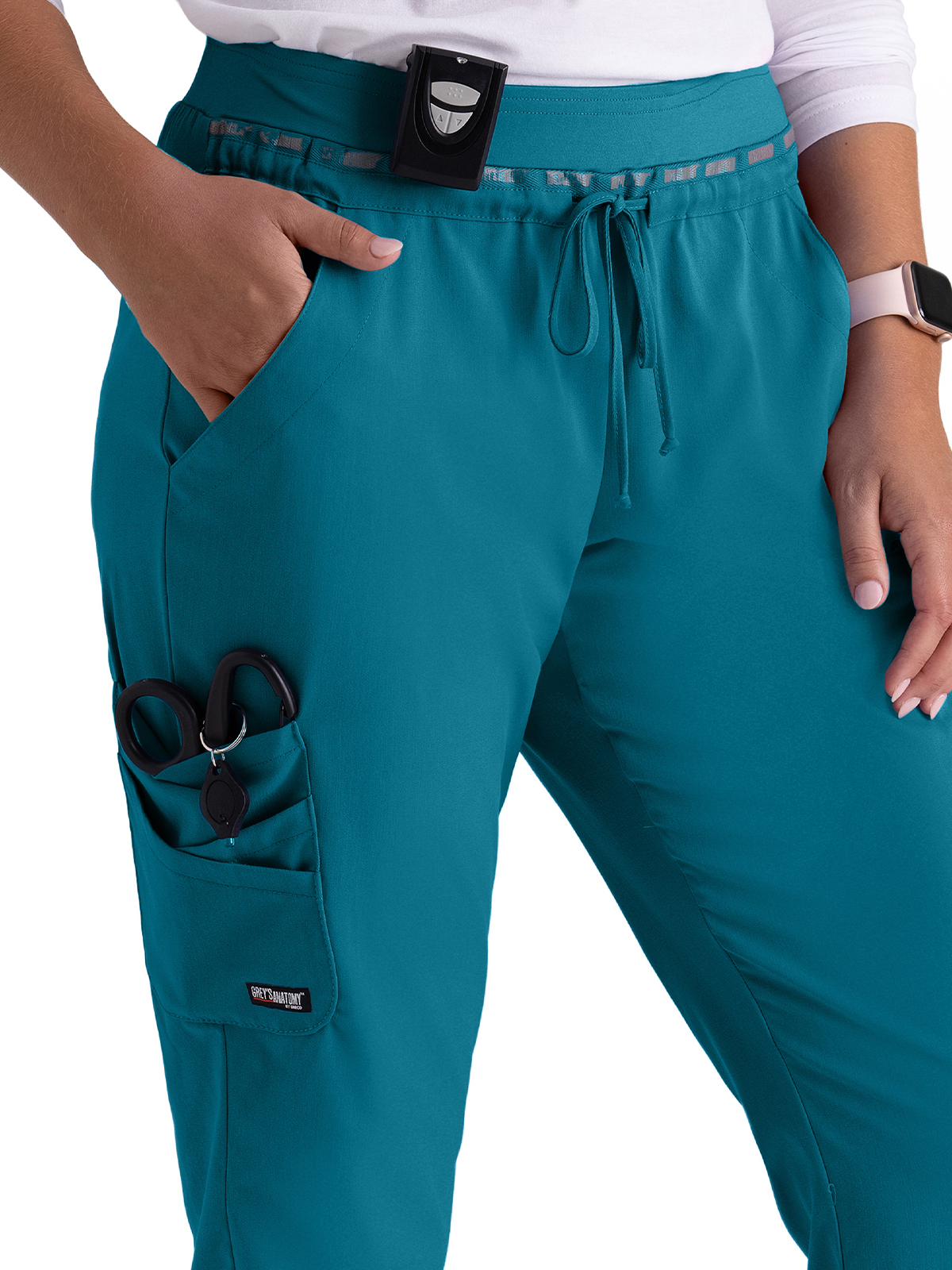 Grey's Anatomy Spandex Stretch - Women's Seven-Pocket Serena Scrub Pant 7