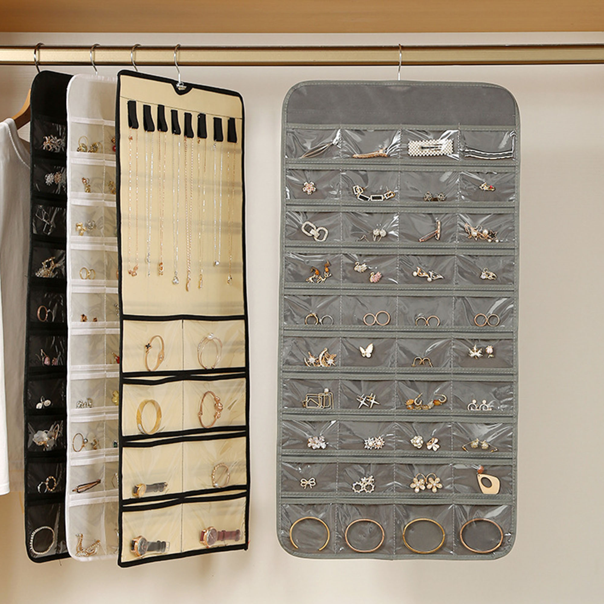 80-Pocket Hanging Jewelry Organizer 4