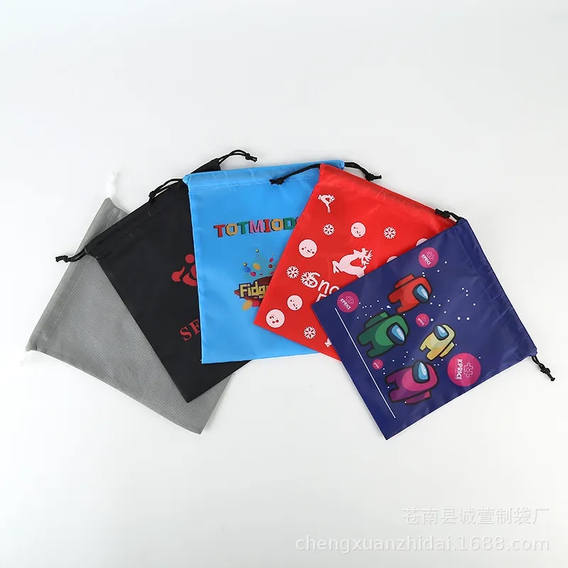 210D Polyester Drawstring Bag 4
