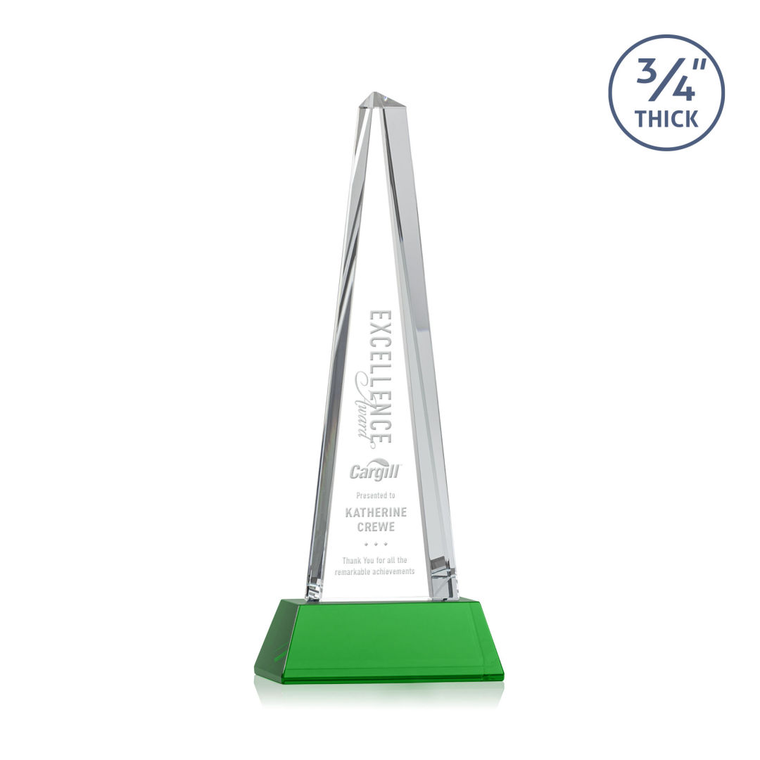 Majestic Tower Award on Newhaven Base - Green 5