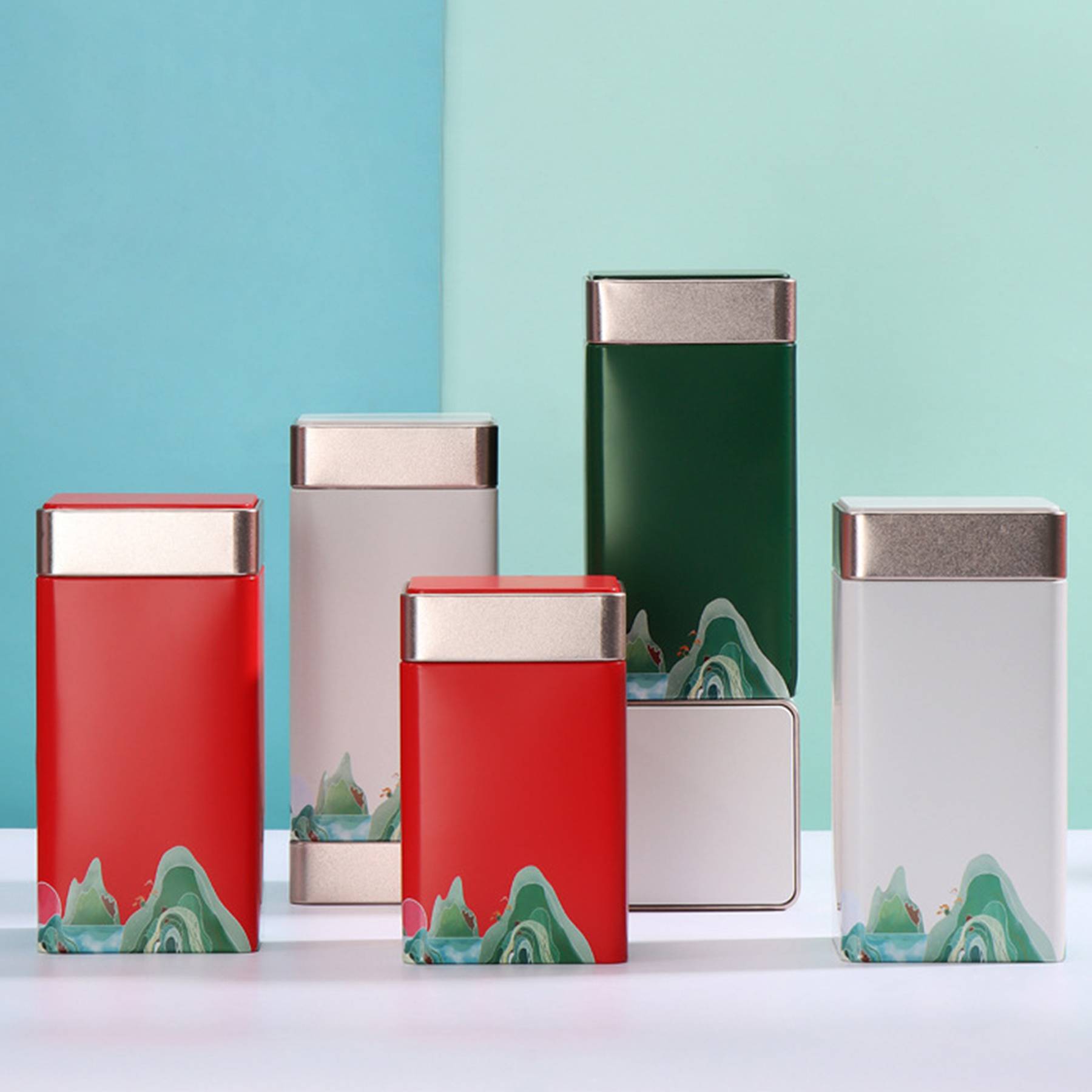 Iron Portable tea universal canister 5