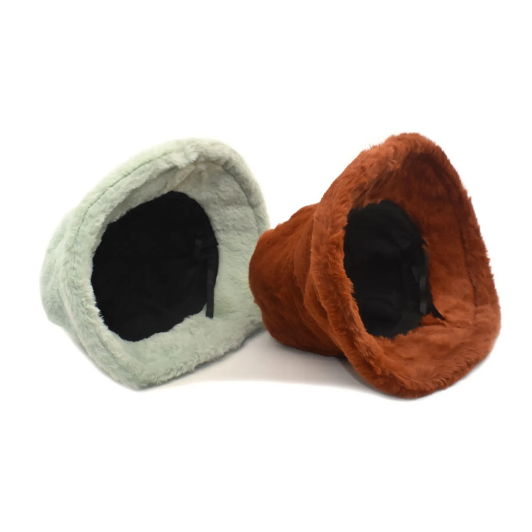 Winter Faux Fluffy Warm Bucket Hat 4