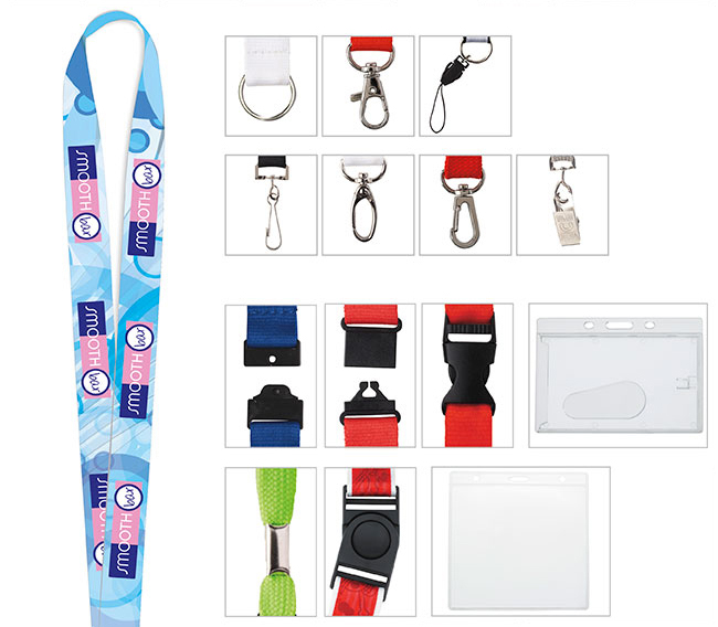Universal Source® 3/4" Polyester 4 Color Lanyard 31