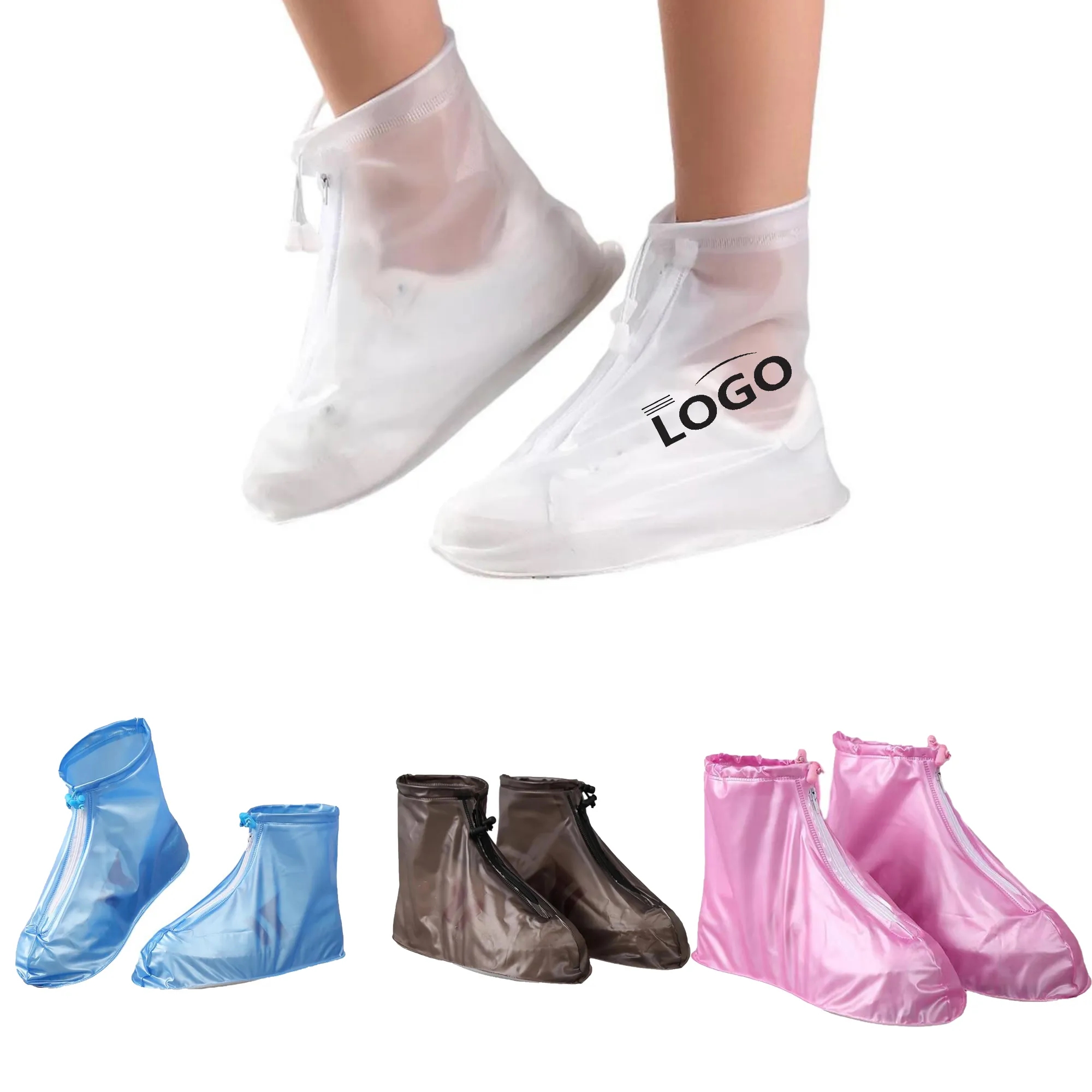PVC Waterproof Protective Shoe Cover MOQ 100PCS 10