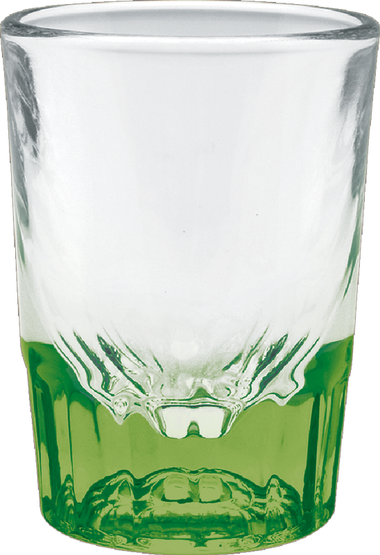 2 oz. Fluted Shot Glass - Deep Etched 15