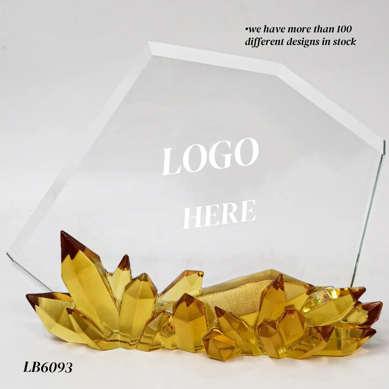 Appreciation Crystal Trophy Award Personalized 2