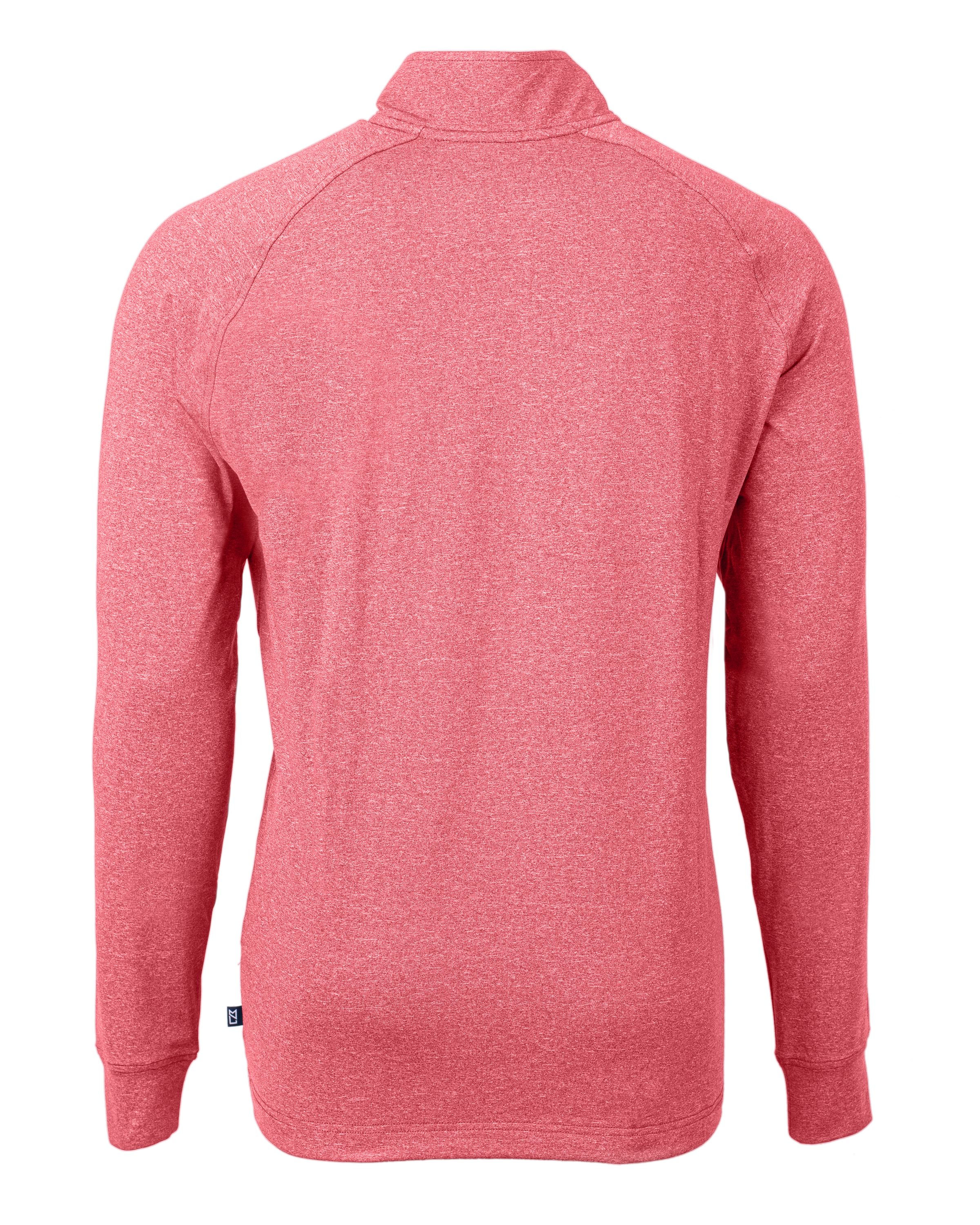 Cutter & Buck Adapt Recycled Soft Knit Stretch Mens Big & Tall Heathered Quarter Zip Pullover Big & Tall 17