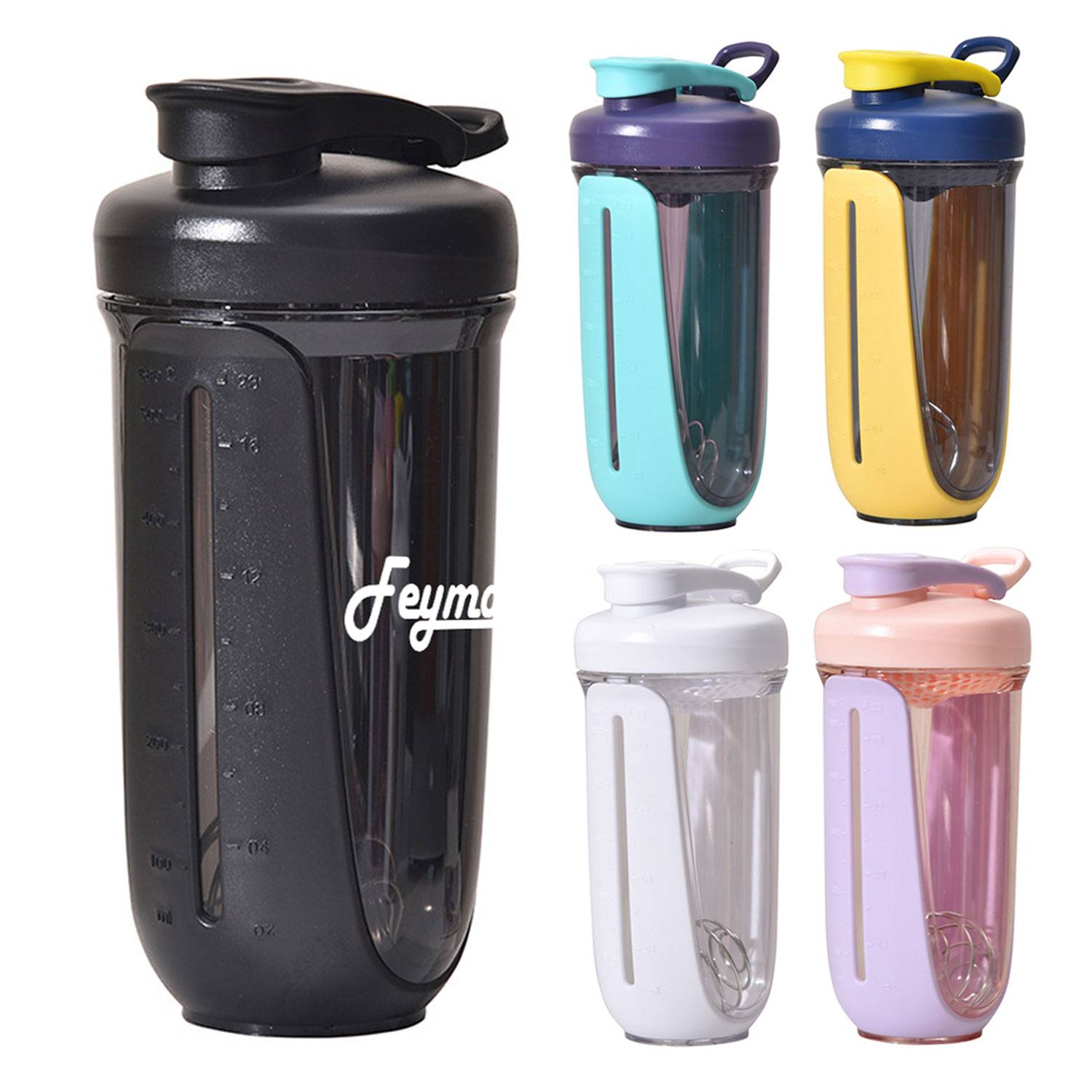 22oz Protein Powder Shake Shaker w/ Scale 2