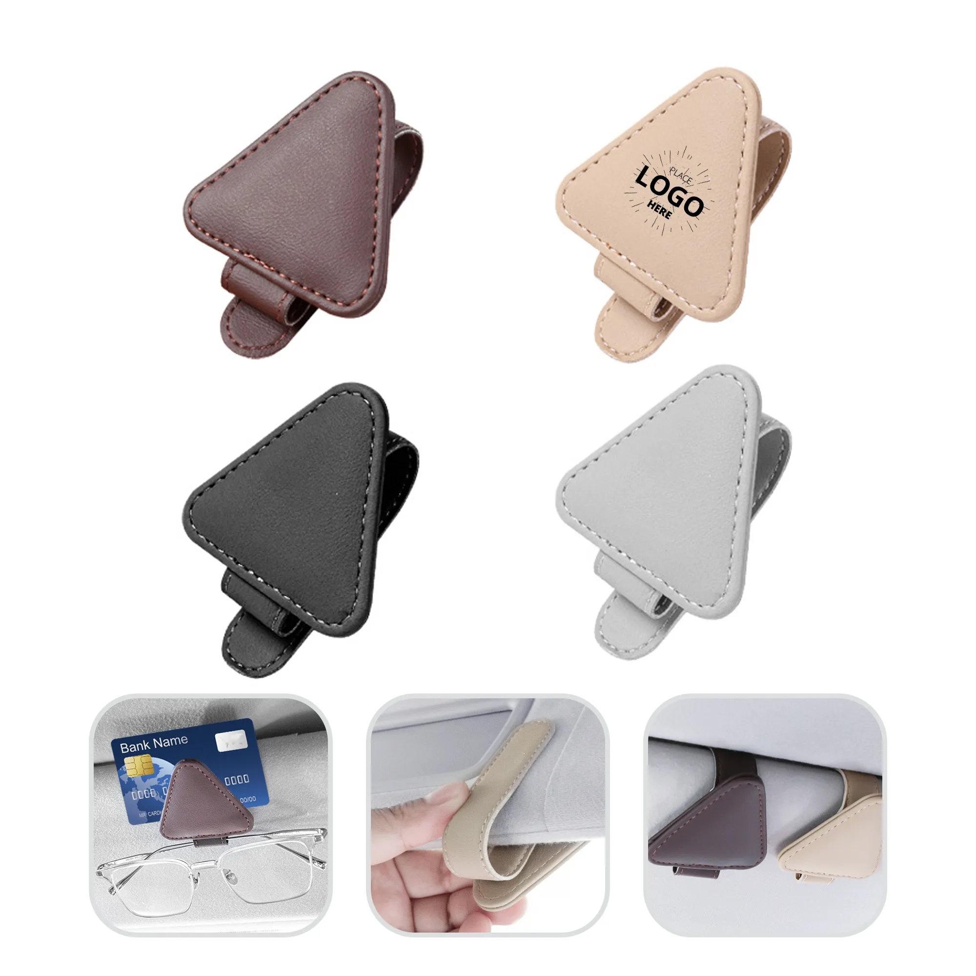 Car Sunglasses Holder Clip 2