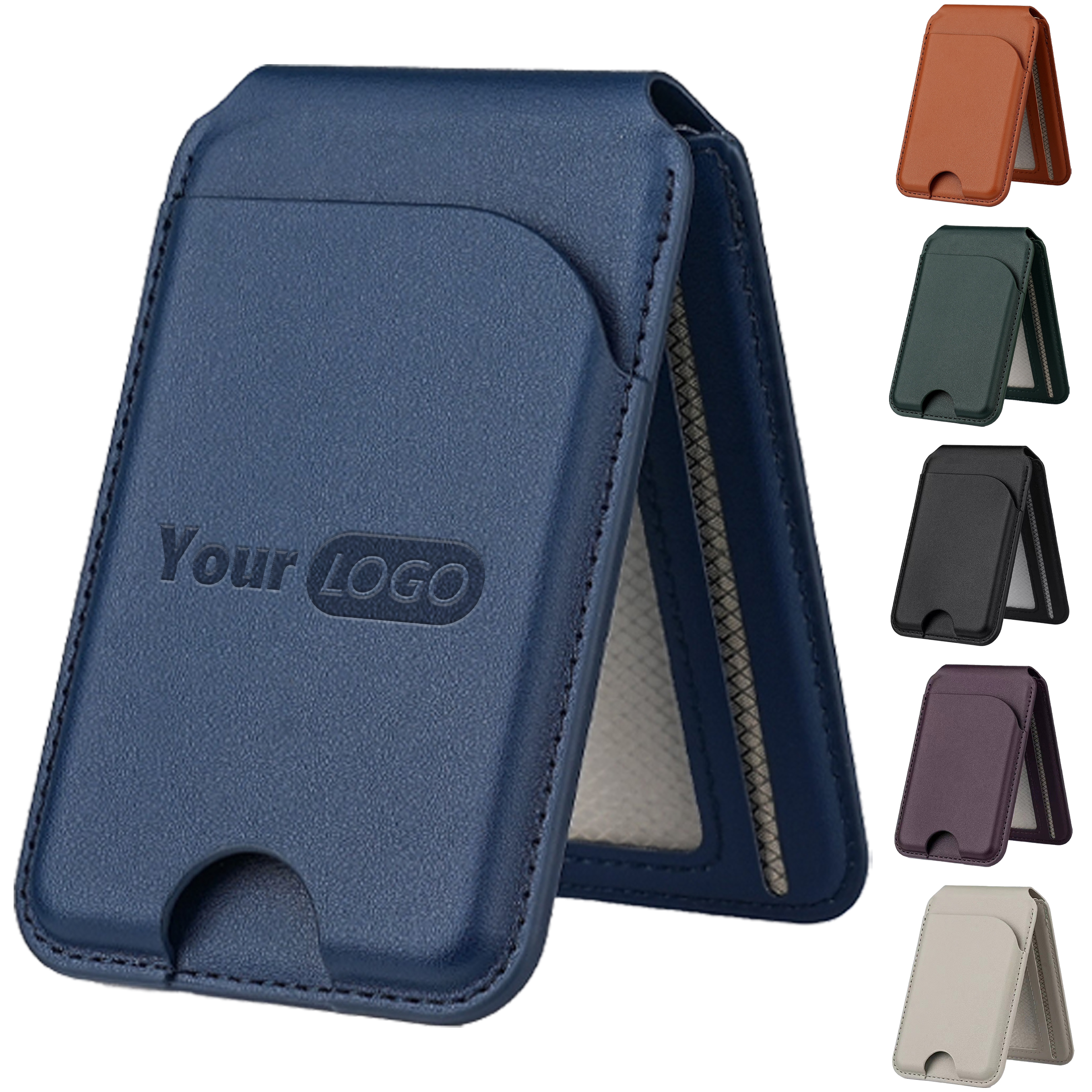 Pu Leather Minimalist Leather Card Holder Wallet For The Modern Individual 2