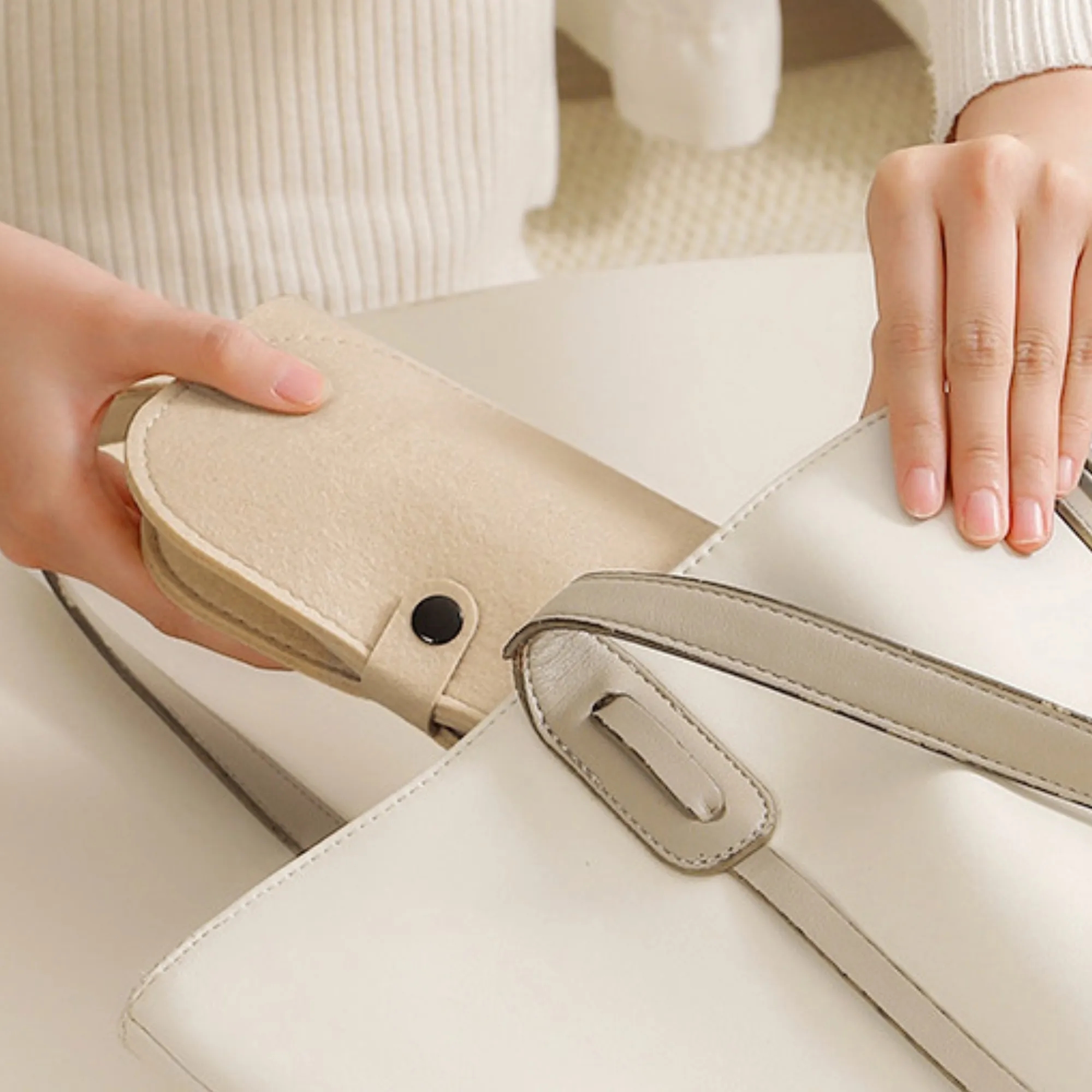 Heat Insulation Travel Carrying Storage Bag For Curling Iron 4