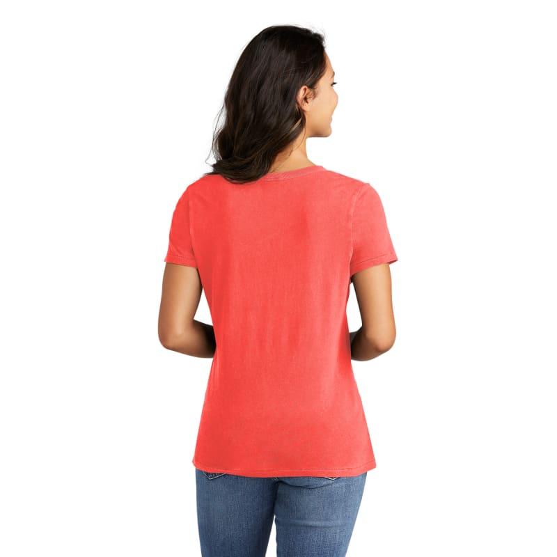 Port & Company Women's Beach Wash Garment-Dyed V-Neck Tee 3