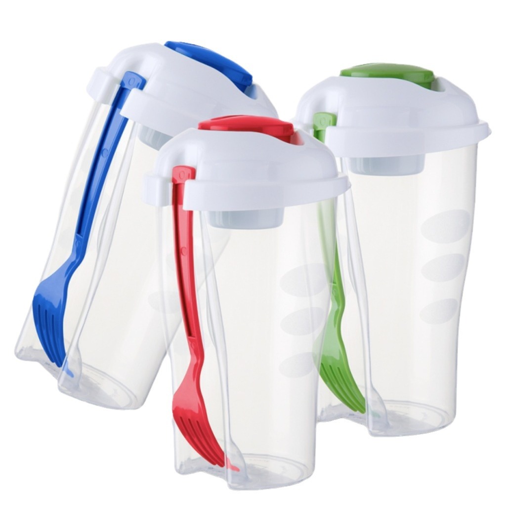 Portable Salad Container Serving Cup Shaker 3