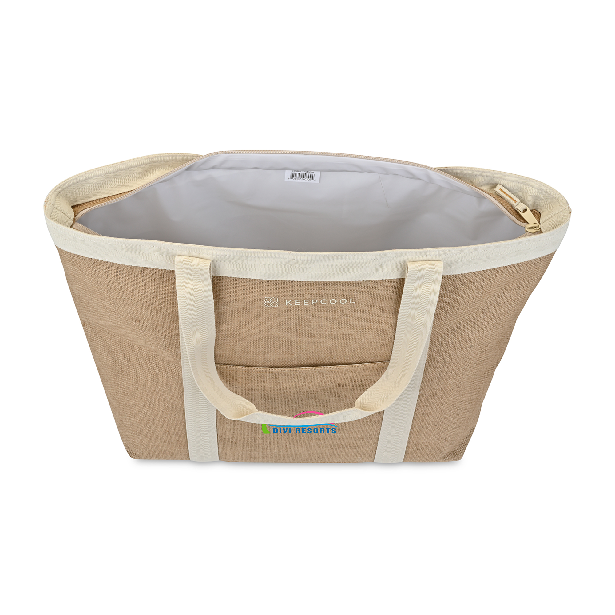 KEEPCOOL® Nairobi Jute Shopper Cooler 8