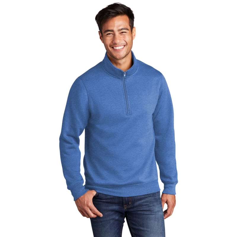 Port & Company Core Fleece 1/4-Zip Pullover Sweatshirt, custom hoodie or sweatshirt with logo imprint 11