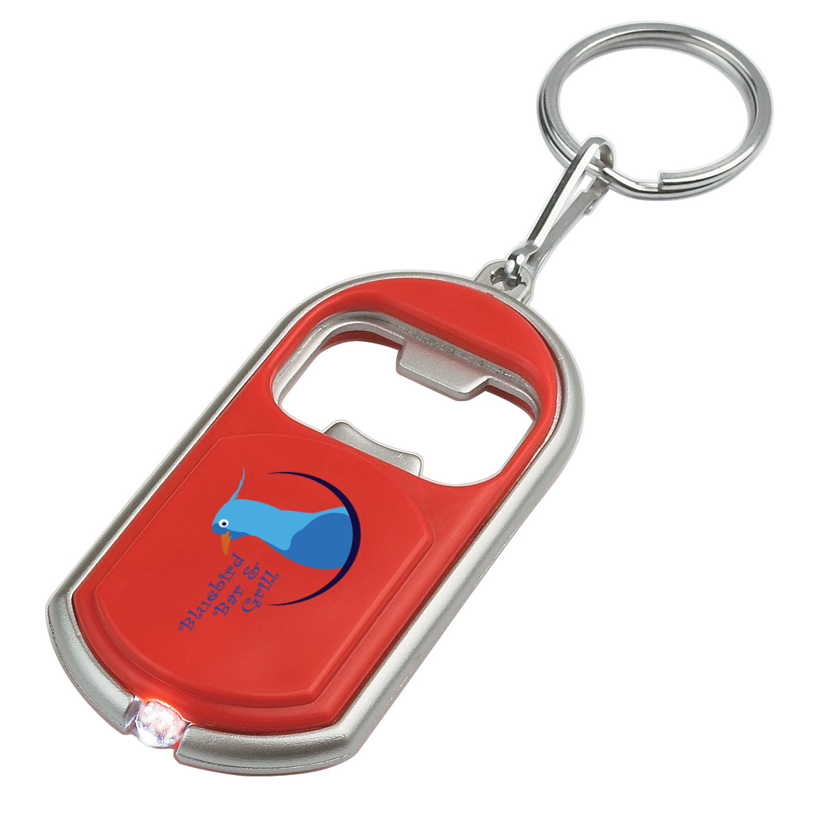 Bottle Opener Key Chain With LED Light 1