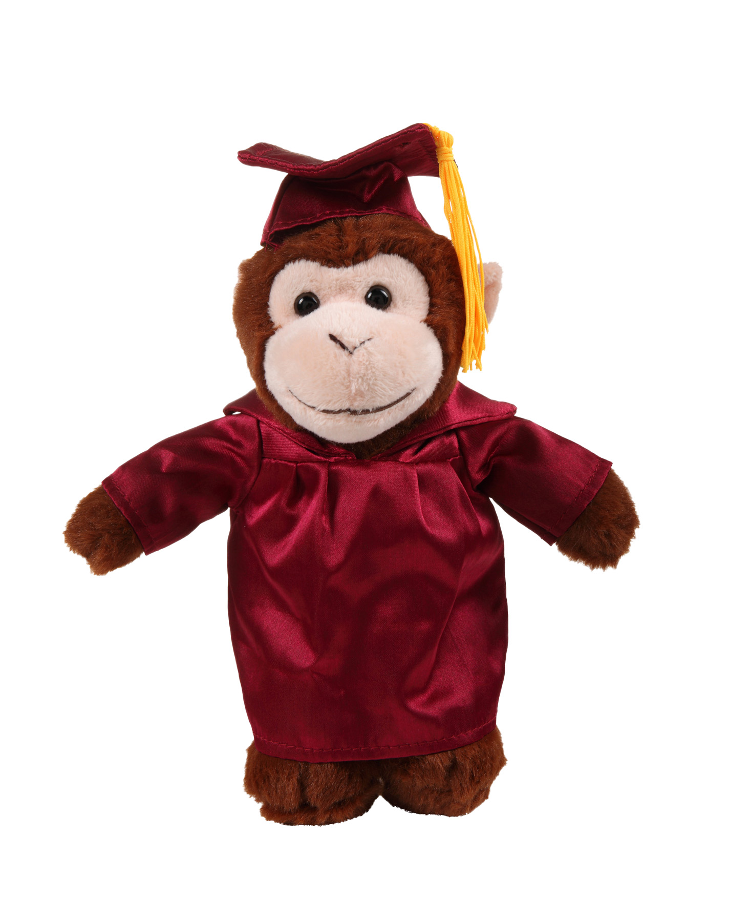 Soft Plush Monkey in Graduation Cap & Gown Stuffed Animal 2