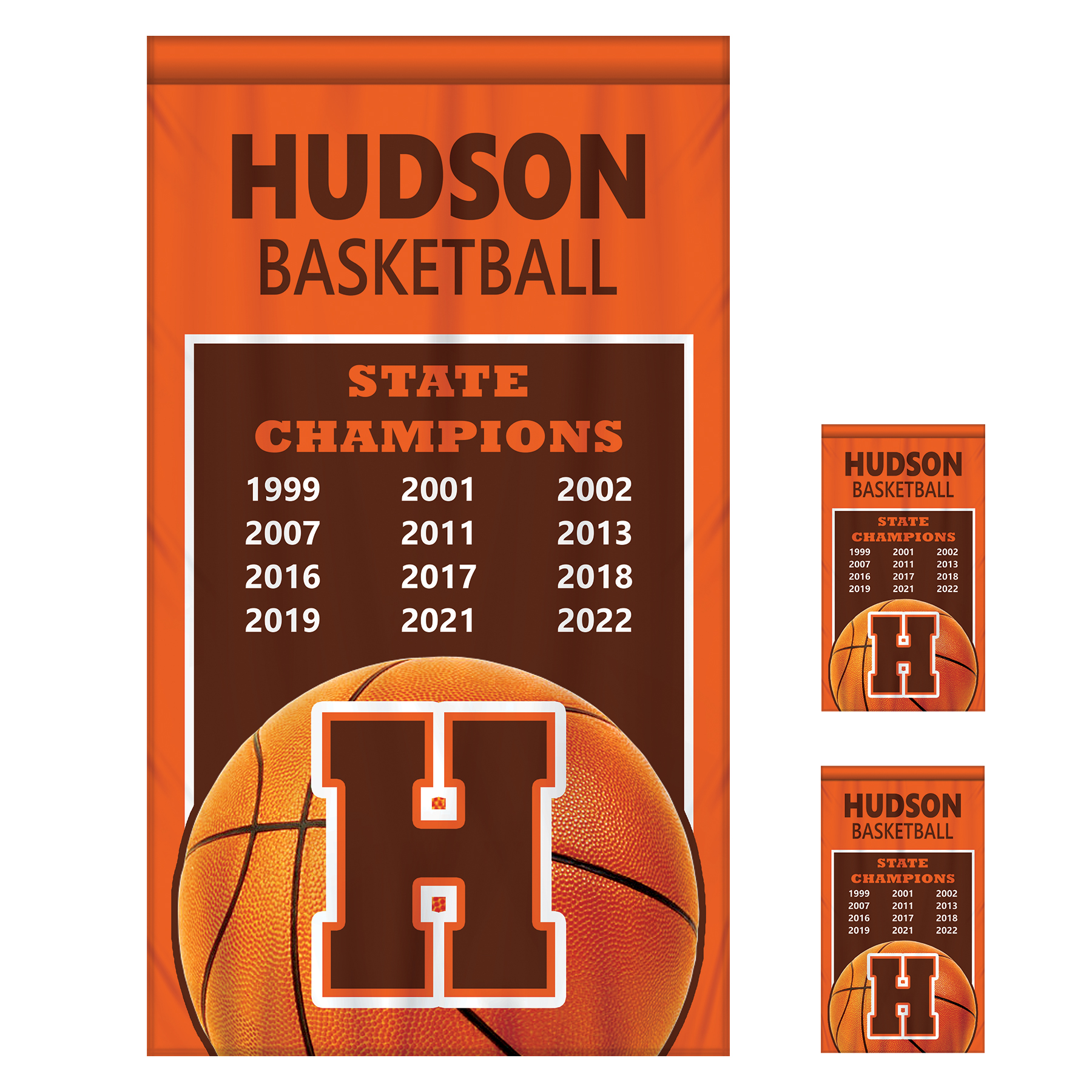 3' x 5' Championship Banner Double Sided Straight Cut 4