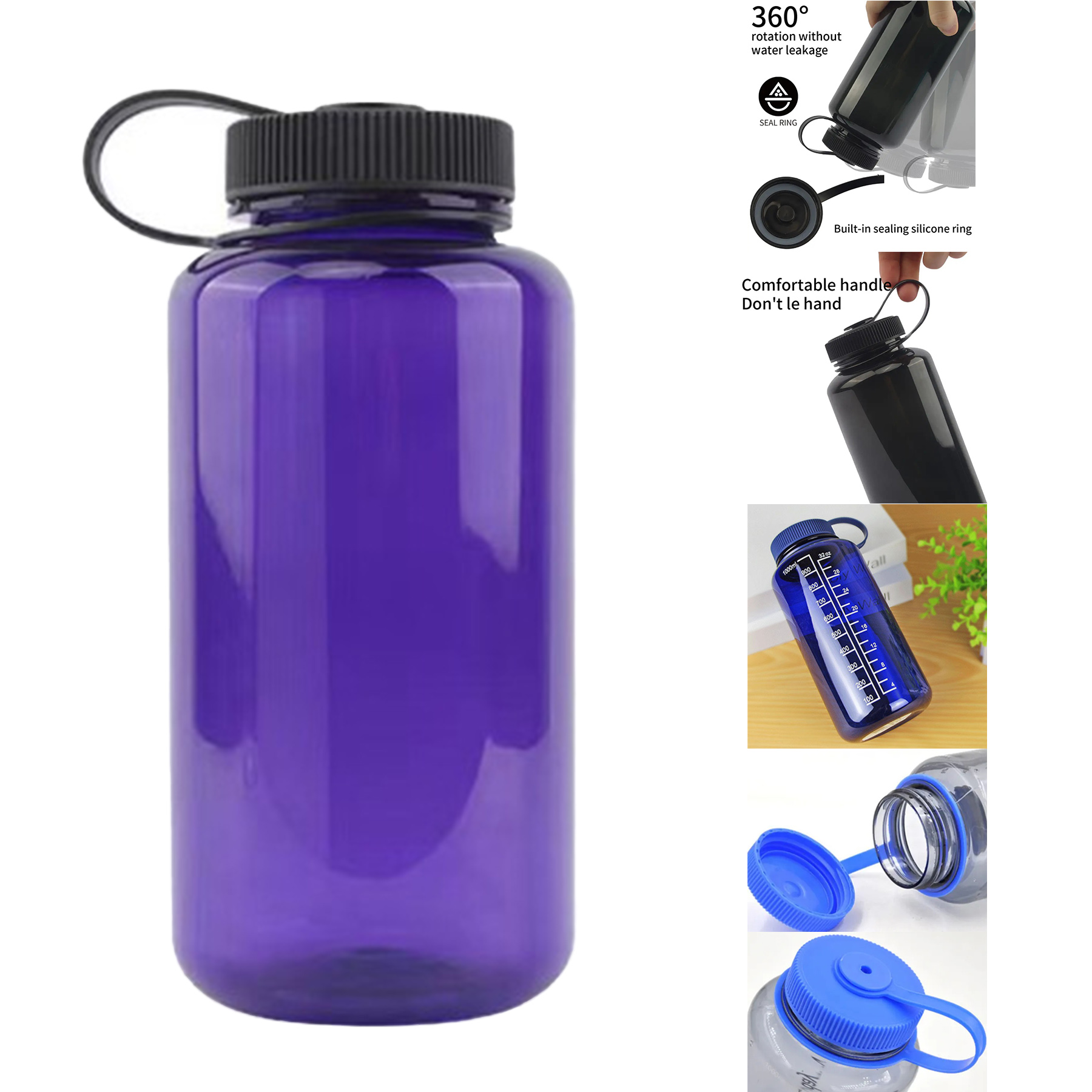 Tritan Wide Mouth BPA-Free Water Bottle 2