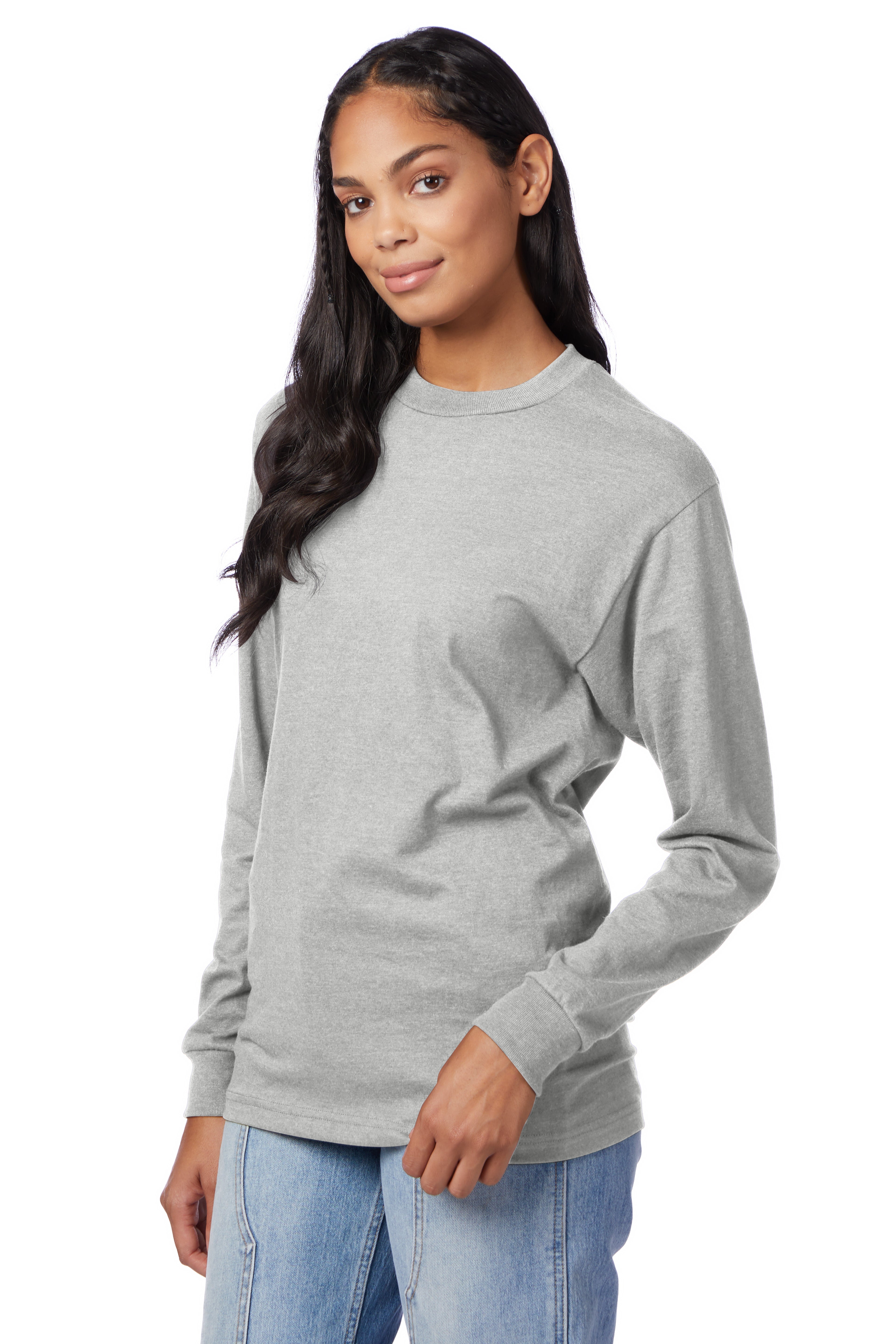 Hanes Beefy-T Long-Sleeve T-Shirt 7