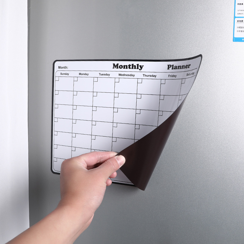 Magnetic Calendar for Refrigerator Monthly Fridge Calendar Whiteboard 6