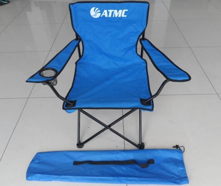 Outdoor Camping Fishing Portable Collapsible Chair with Armrest 2